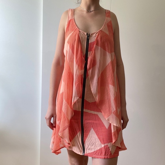 Volcom zip up orange dress! - Picture 6 of 7